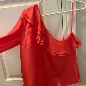 J crew one shoulder coral too